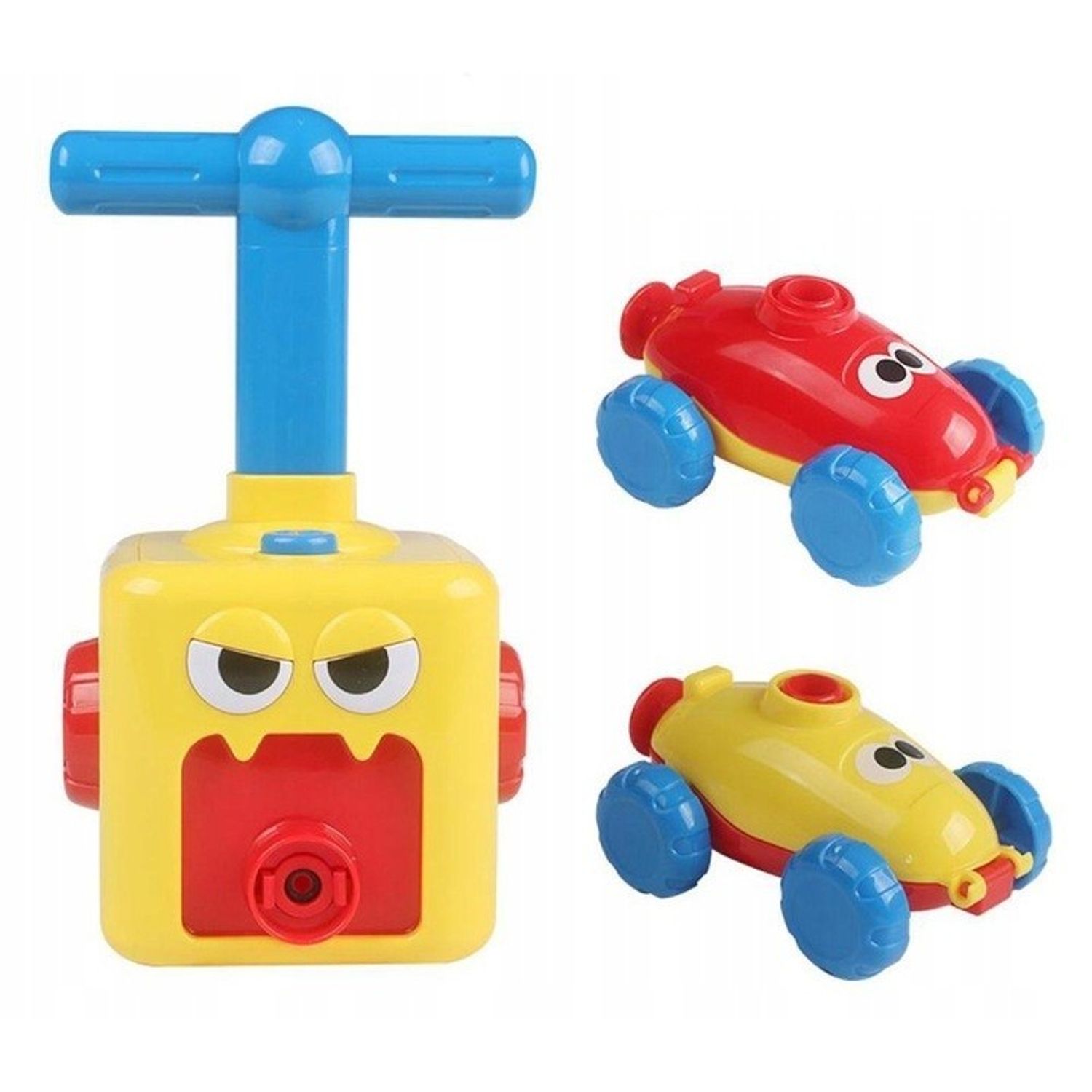 Dispozitiv pentru umflat baloane model robotel, galben fotografia produsului