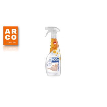 Solutie antibacteriana pentru curatare minutioasa portocaliu Sano "99.9% Antibacterial Spray" 750ML