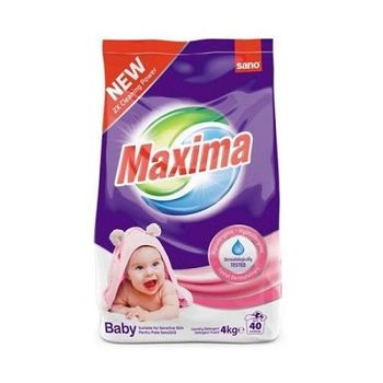 Detergent Pudra Pt Rufe Sano Maxima Baby 4Kg (40 Spalari)