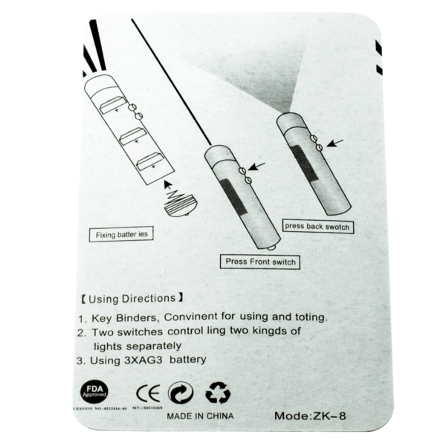 Breloc de jucarie cu laser pentru pisici, Gonga fotografia produsului View 3 L
