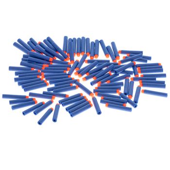 Set 96 gloante din spuma nerf, albastru