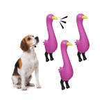 Set 3x Jucarii flamingo zgomotoase pentru catei, Gonga fotografia produsului View 2 S