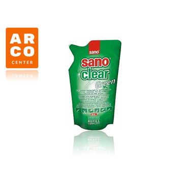 Solutie Pentru Curatat Geamuri Sano Clear 750 ML Green - Rezerva Solutie Pentru Curatat Geamuri Sano Clear 750ML Green - Rezerva