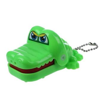 Jucarie crocodil dentist tip breloc, verde