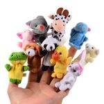 Set 10 marionete din plus pentru degete, animalute fotografia produsului View 2 S