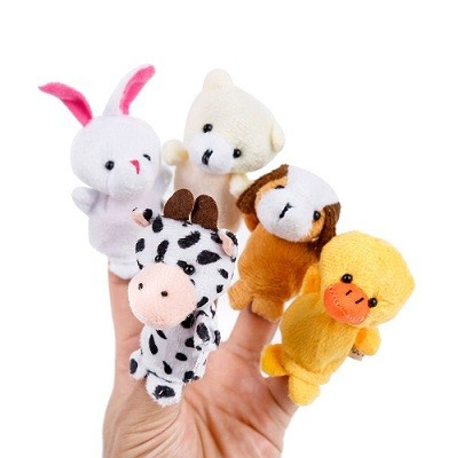 Set 10 marionete din plus pentru degete, animalute fotografia produsului View 3 L