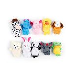 Set 10 marionete din plus pentru degete, animalute fotografia produsului