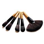 Set 32 pensule pentru machiaj, maner maro fotografia produsului View 3 S