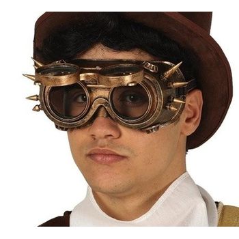 Ochelari steampunk cu spini, gonga
