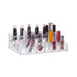 Organizator din plastic pentru ruj, 24 compartimente, Gonga fotografia produsului