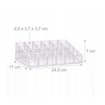 Organizator din plastic pentru ruj, 24 compartimente, Gonga fotografia produsului View 3 S