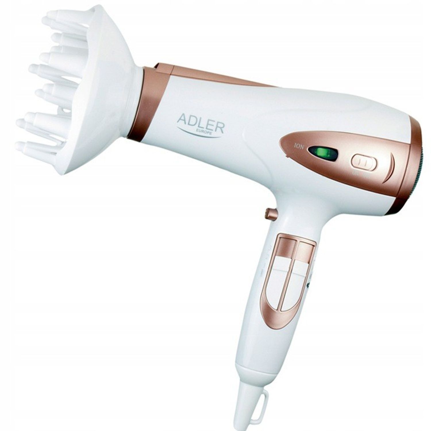 Uscator de par multifunctional Adler model AD 2248, functie de ionizare, alb fotografia produsului View 2 L