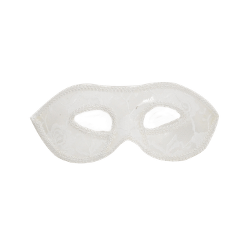 Masca carnaval venetian pentru ochi, alb