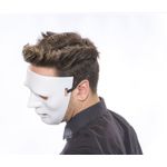 Masca Anonymous din plastic, alb fotografia produsului View 3 S