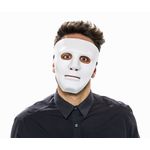Masca Anonymous din plastic, alb fotografia produsului View 2 S
