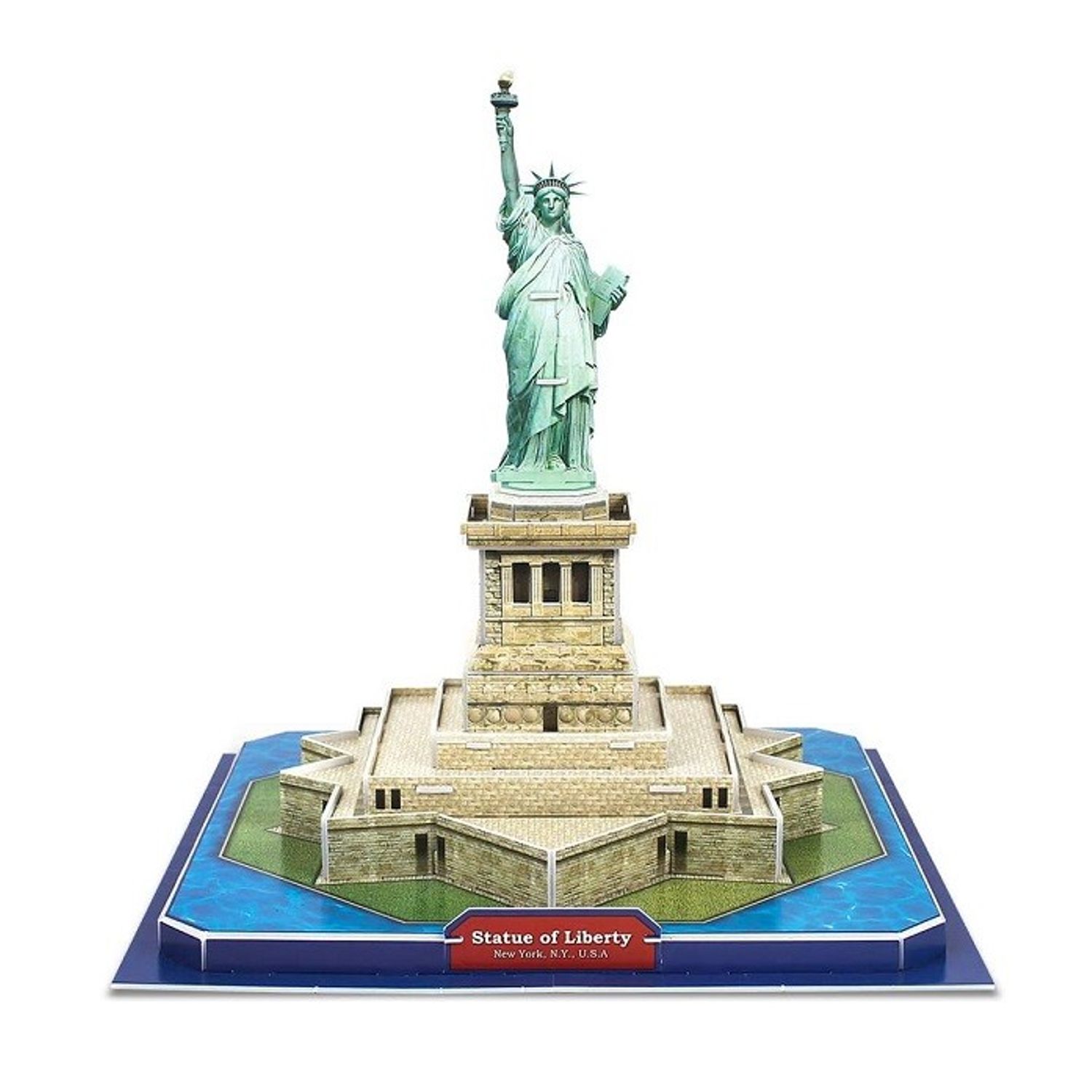 Puzzle 3D model Statuia Libertatii fotografia produsului