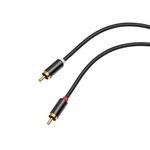 Cablu Audio Adaptor Jack-Jack 3.5mm, 1 conector la 2 conectori RCA, 3 m fotografia produsului View 3 S