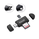 Card Reader OTG 3in1, Cititor de carduri Compact PVC - Universal TF / SD Memory, Micro USB Combo, Type-C, USB, Gonga fotografia produsului View 2 S