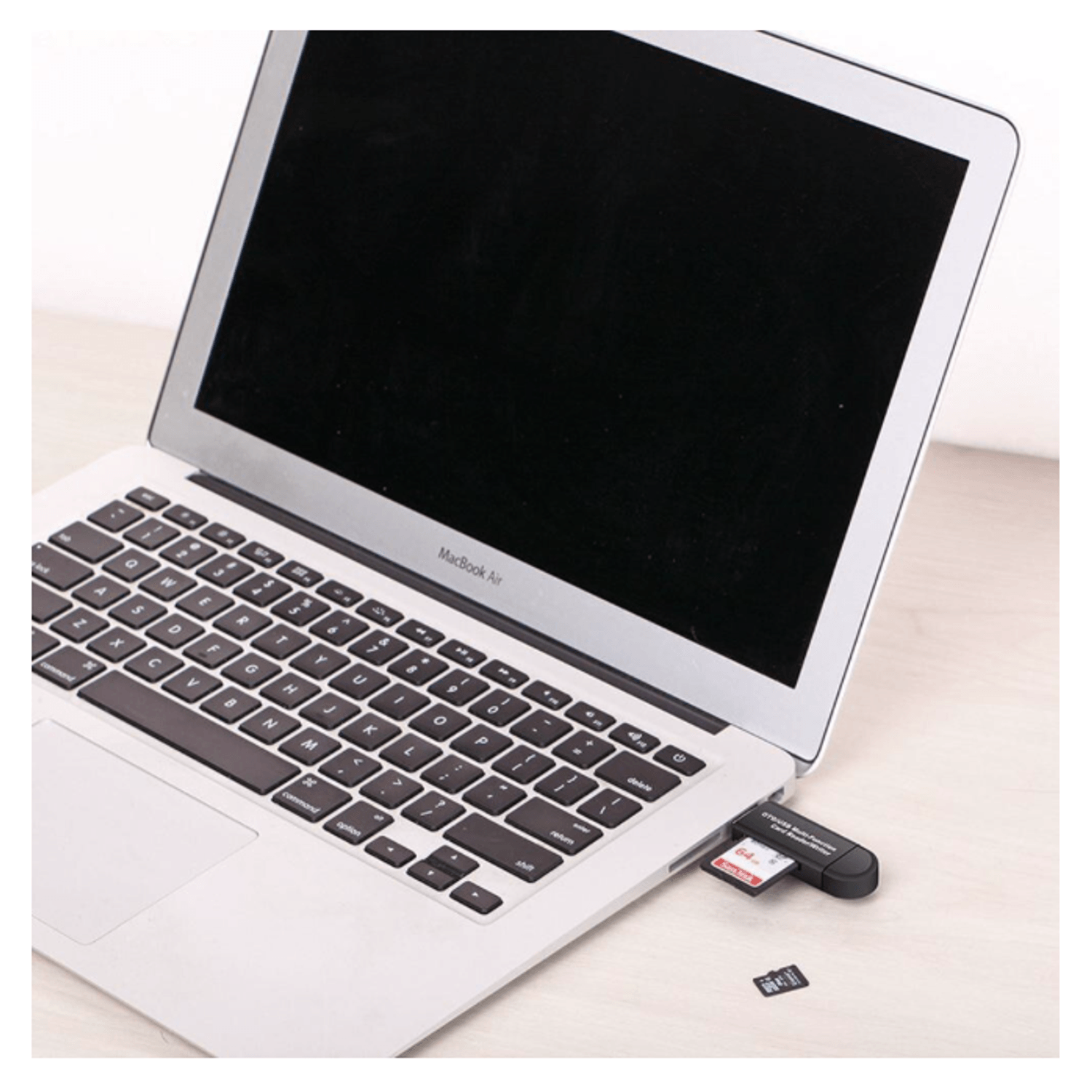 Card Reader OTG 3in1, Cititor de carduri Compact PVC - Universal TF / SD Memory, Micro USB Combo, Type-C, USB, Gonga fotografia produsului View 3 L