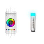Boxa portabila Bluetooth cu lumini LED fotografia produsului View 2 S
