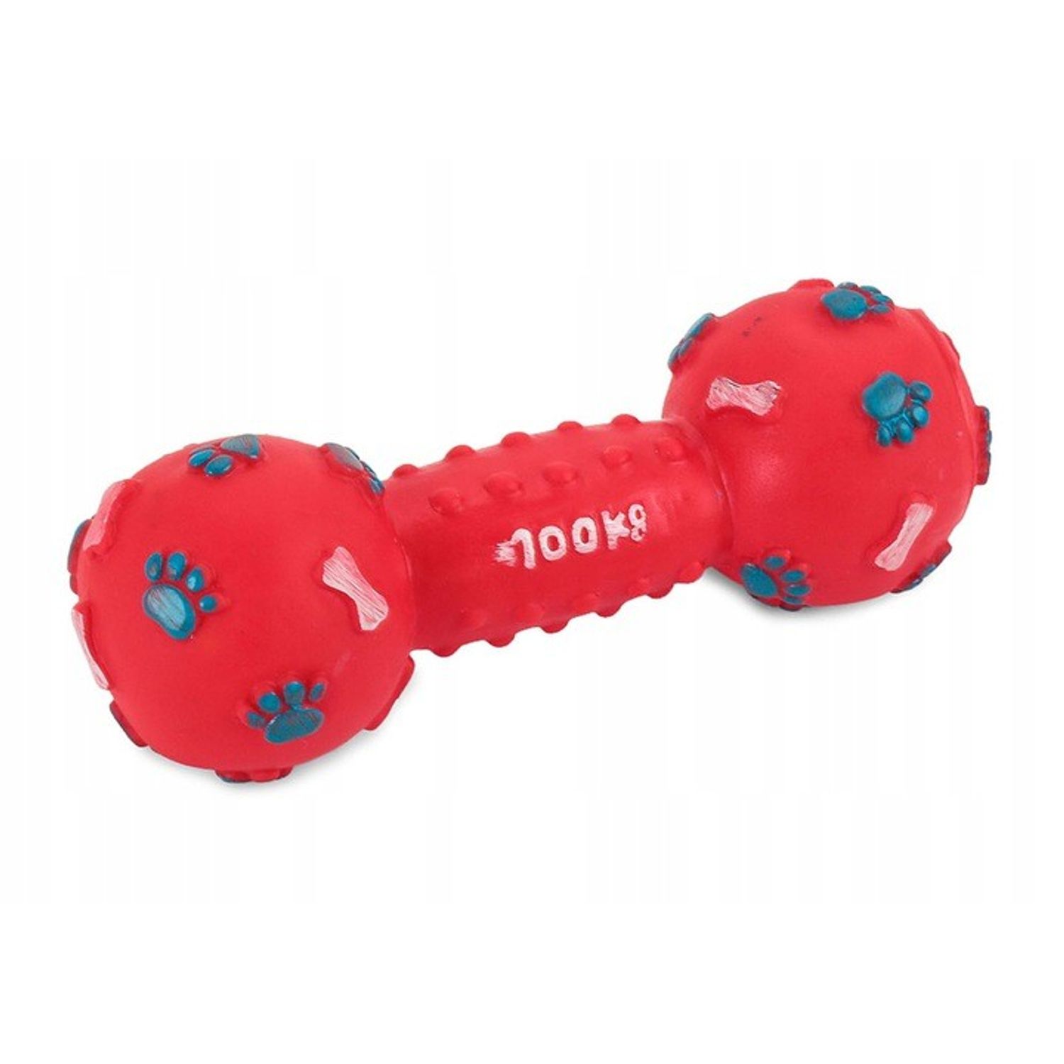 Jucarie chitaitoare pentru catei model haltera, 16.5 cm fotografia produsului