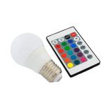 Bec LED 16 culori, cu telecomanda, 48x92 mm fotografia produsului