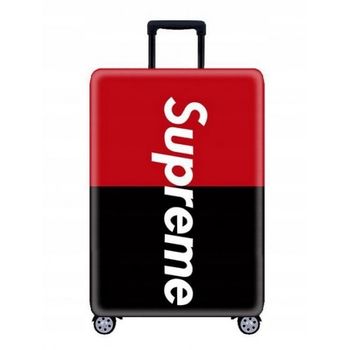Husa de protectie pentru troler, model supreme, rosu/negru