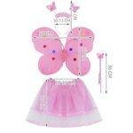 Set costum fluturas pentru fetite, 4 piese fotografia produsului View 3 S