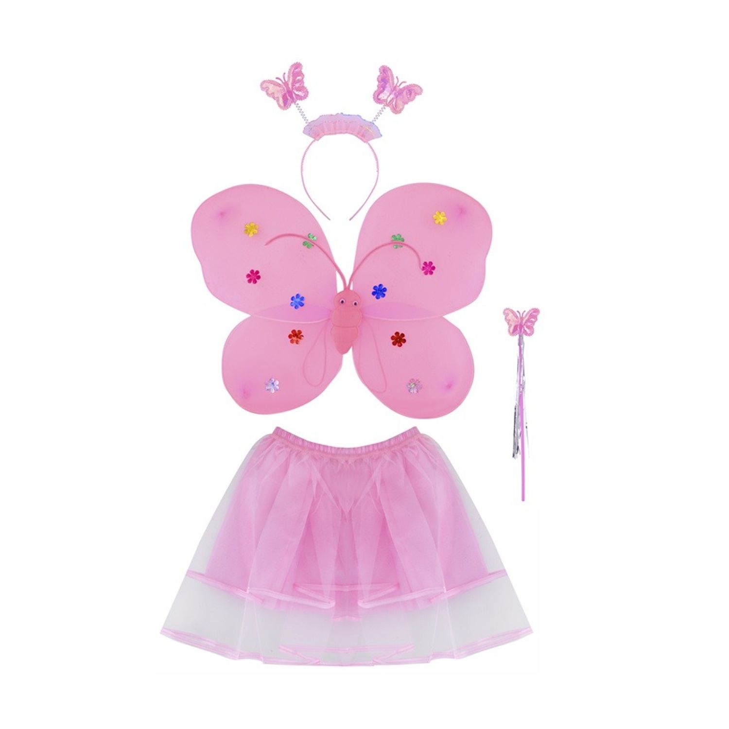 Set costum fluturas pentru fetite, 4 piese fotografia produsului