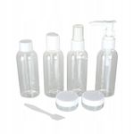 Set 9 recipiente cosmetice din plastic, transparent fotografia produsului
