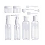 Set 9 recipiente cosmetice din plastic, transparent fotografia produsului View 3 S