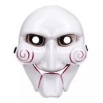 Masca horror pentru Halloween model Saw, alb fotografia produsului