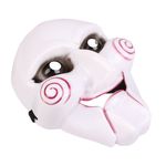 Masca horror pentru Halloween model Saw, alb fotografia produsului View 2 S