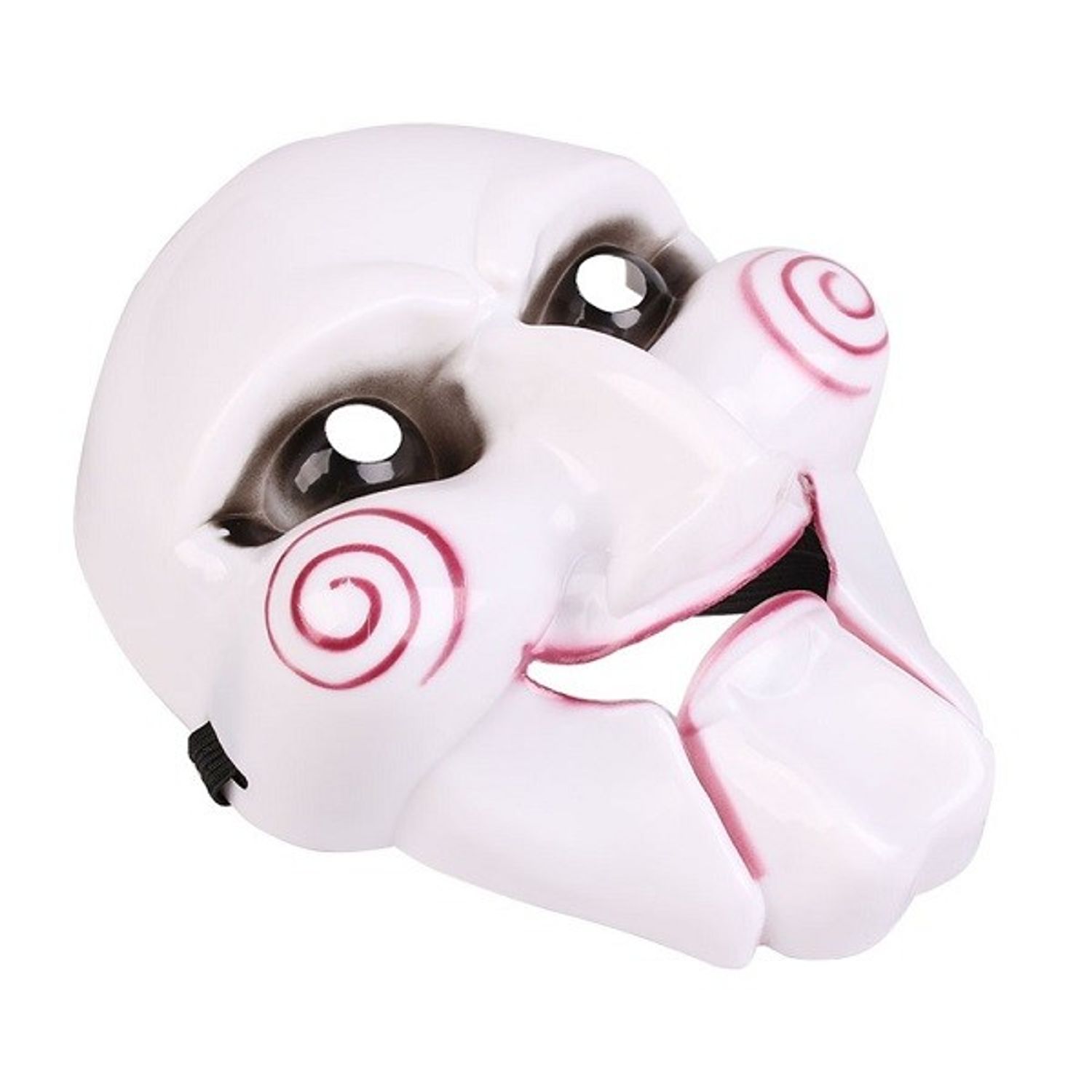 Masca horror pentru Halloween model Saw, alb fotografia produsului View 2 L