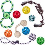 Set 10x jucarii pentru catei, din bumbac, Gonga fotografia produsului
