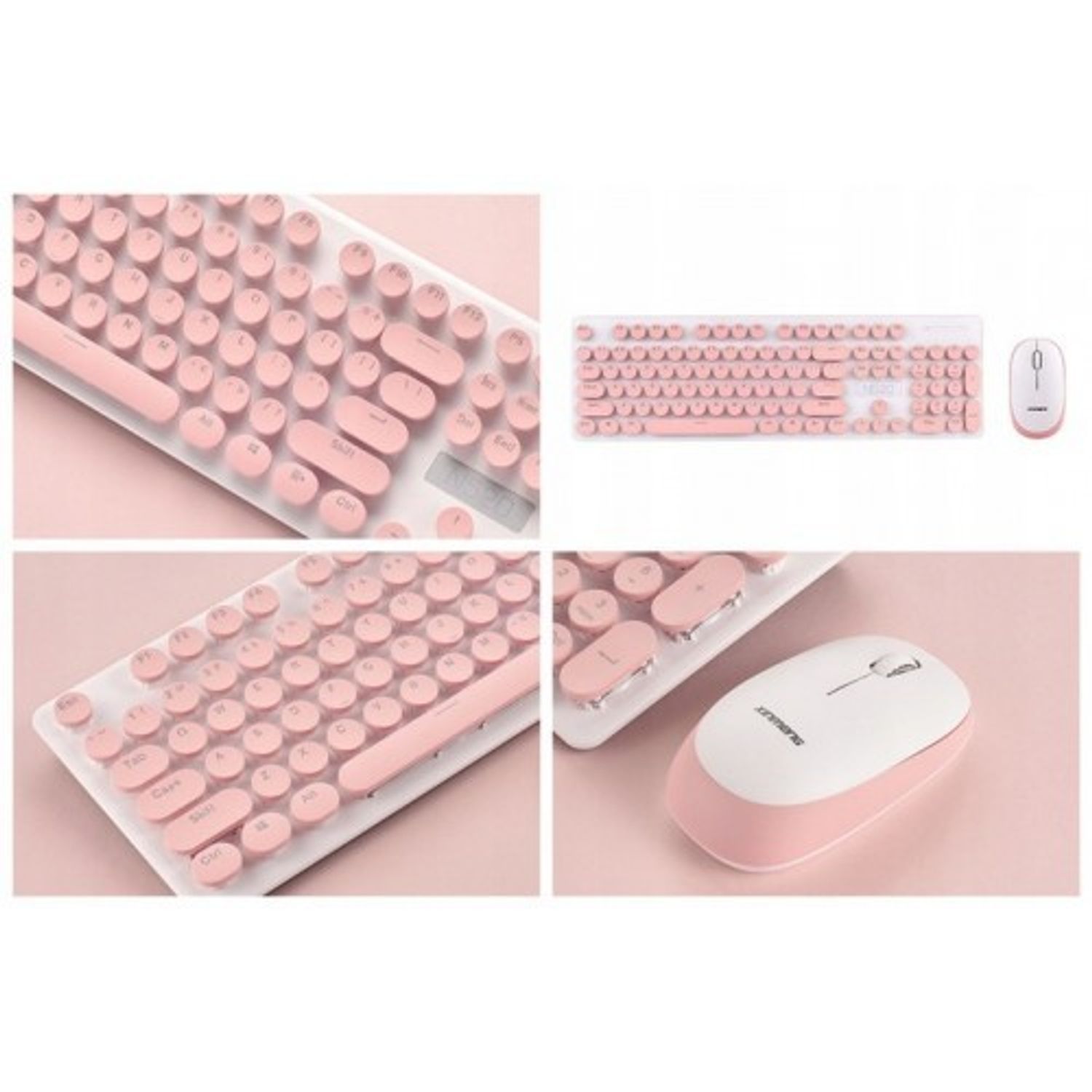 Kit mouse si tastatura wireless, N520, Gonga fotografia produsului View 5 L