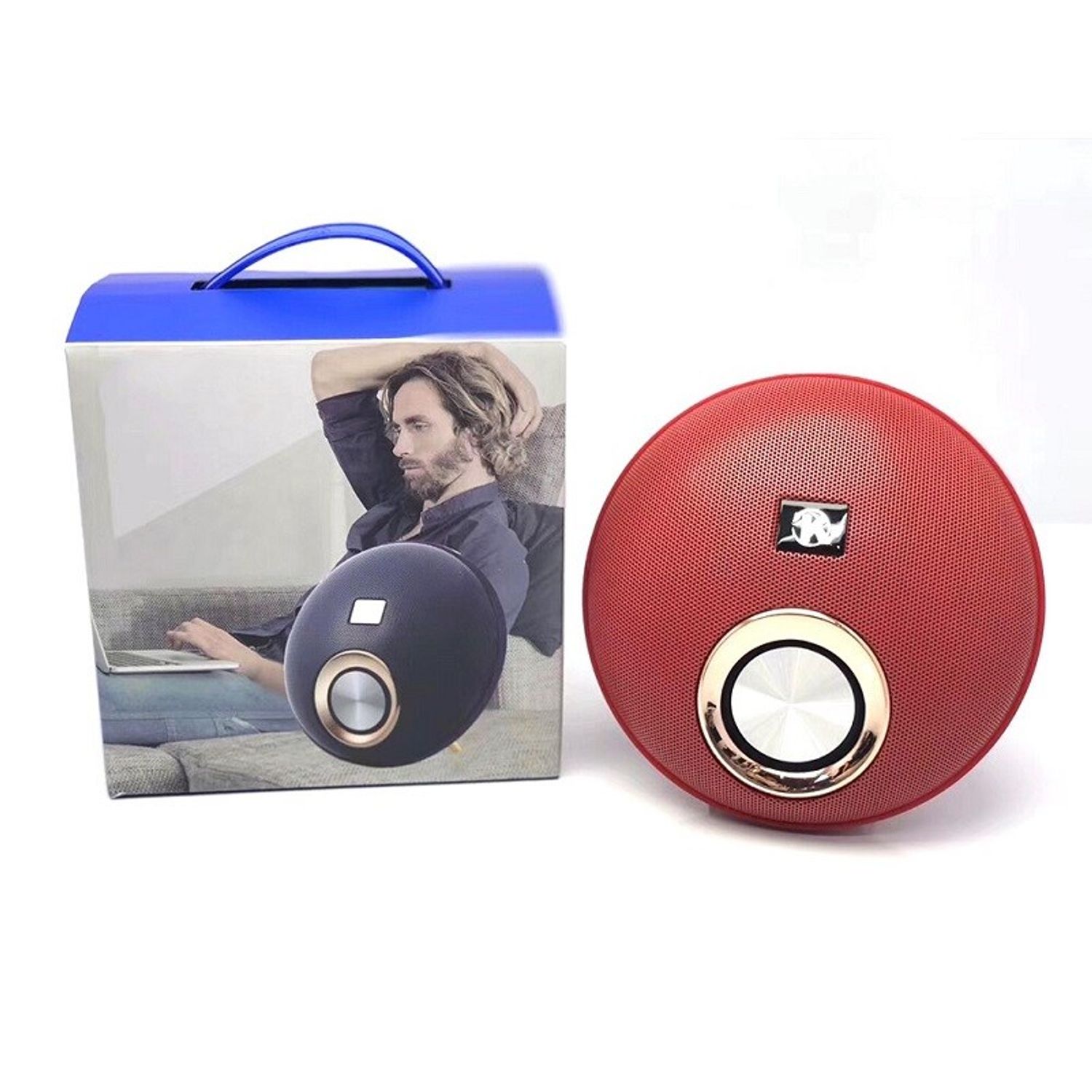 Boxa Bluetooth Wireless K23, rosu fotografia produsului View 3 L