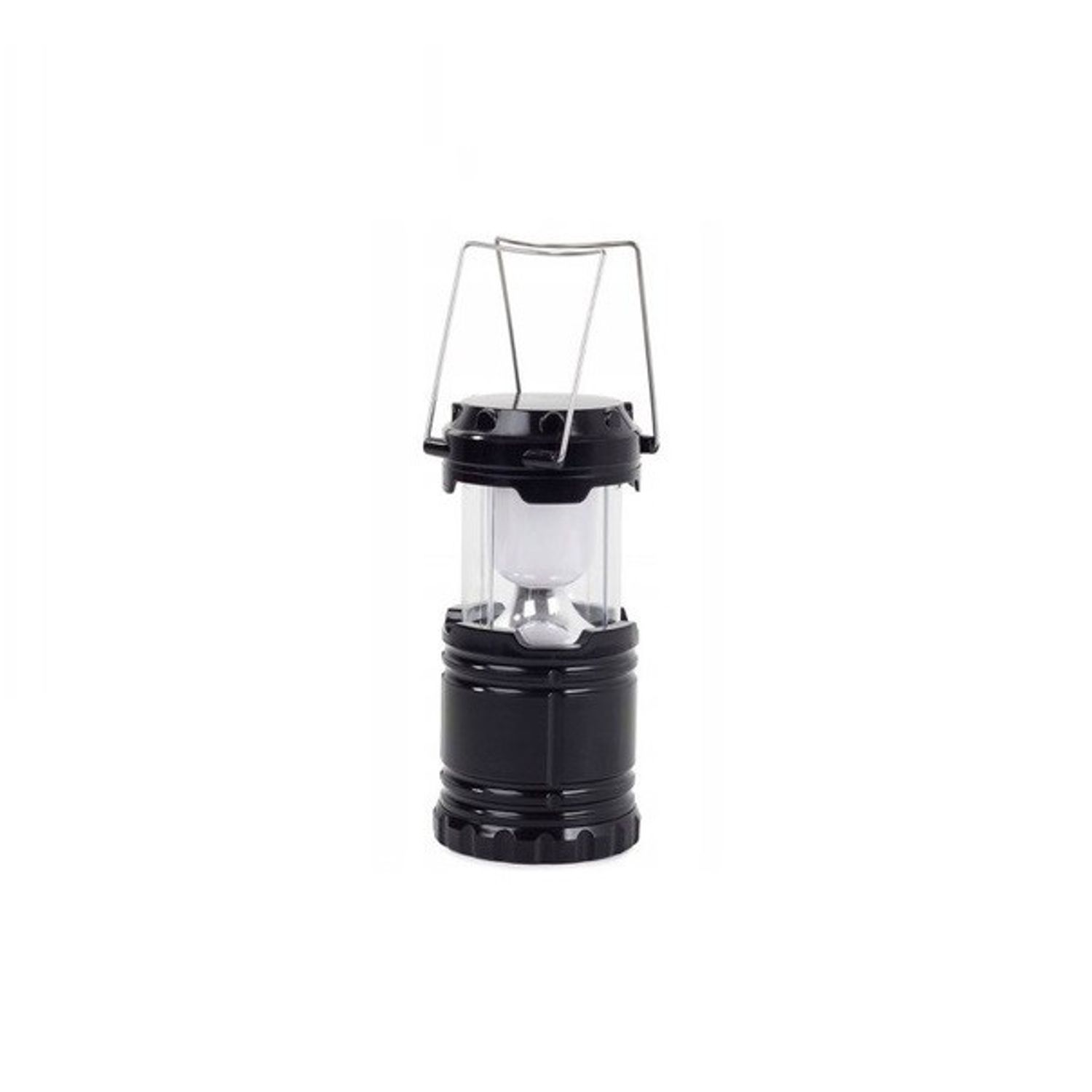 Lampa LED de mana tip felinar, negru fotografia produsului