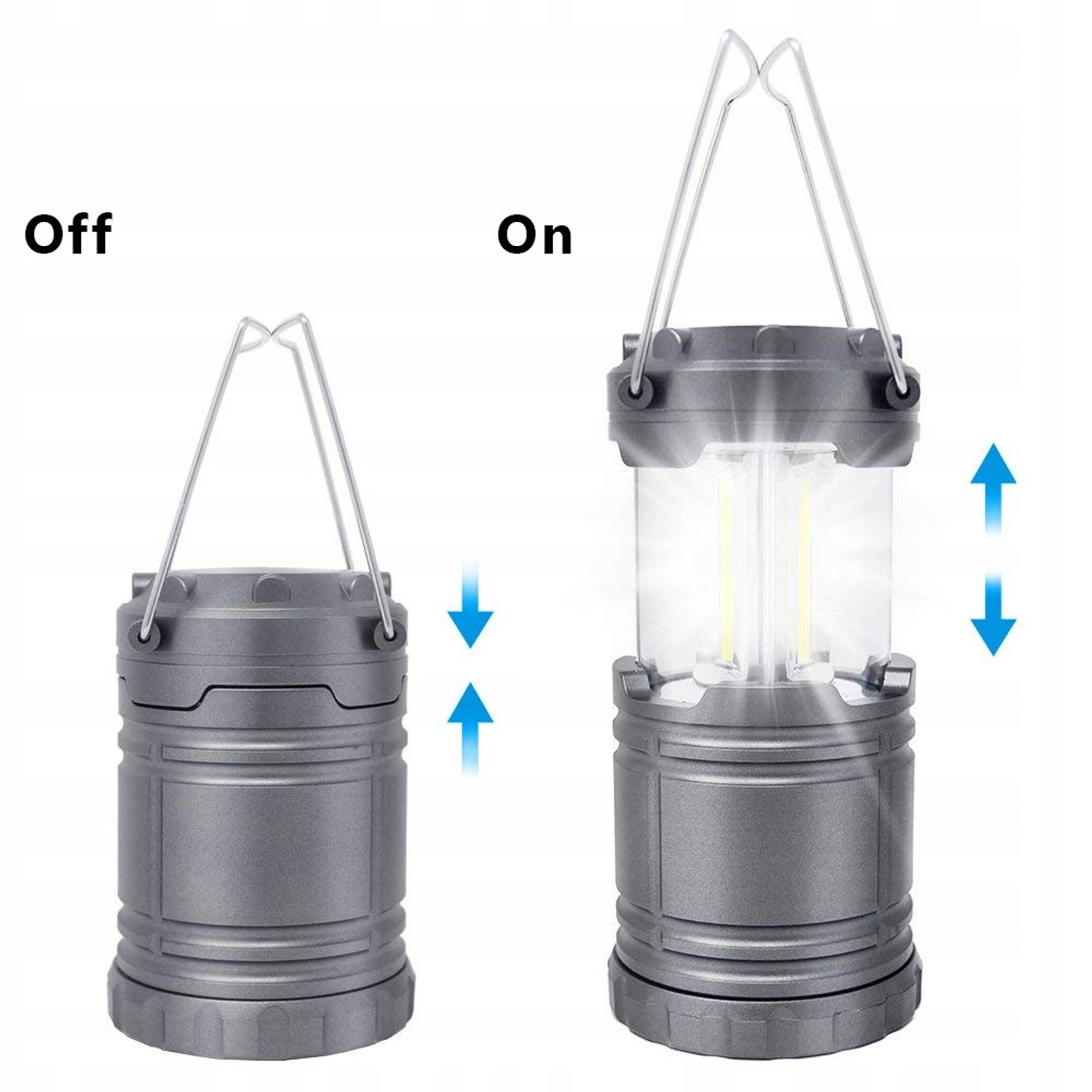 Lampa LED de mana tip felinar, negru fotografia produsului View 2 L