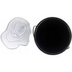 Suport amuzant pentru instrumente de scris, model galeata, negru fotografia produsului View 2 S