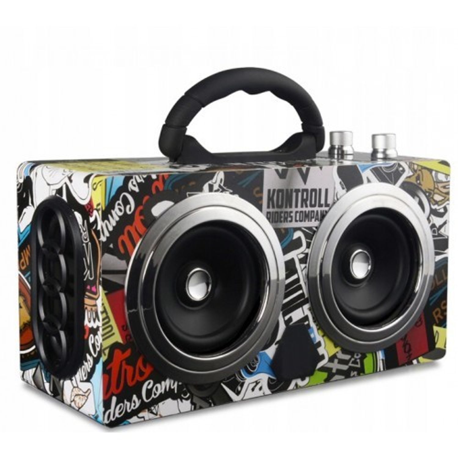 Boxa Wireless portabila, model retro, multicolor fotografia produsului
