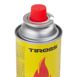 Butelie cu gaz pentru arzator Tiross, 400 ml, galben fotografia produsului View 3 S