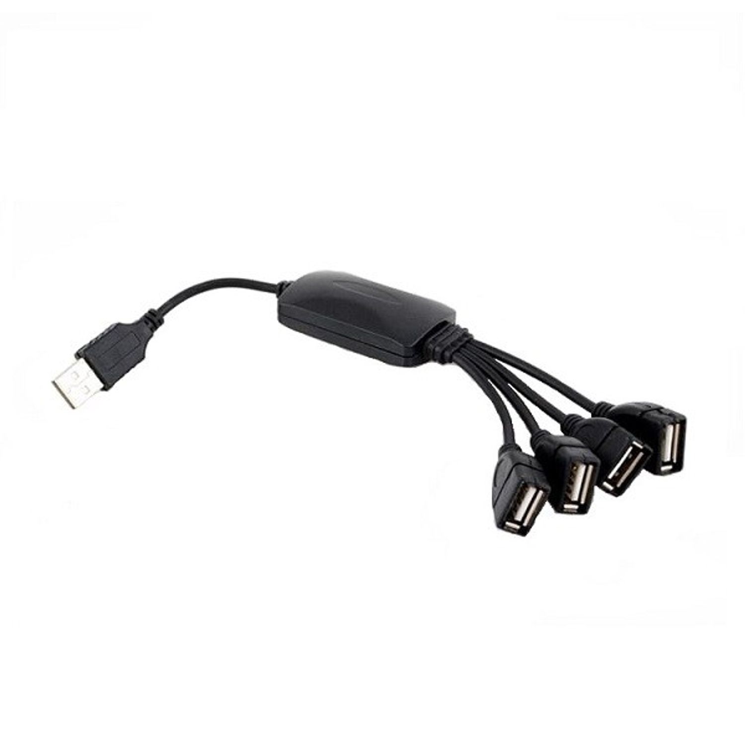 Hub USB 2.0 cu 4 porturi, negru fotografia produsului