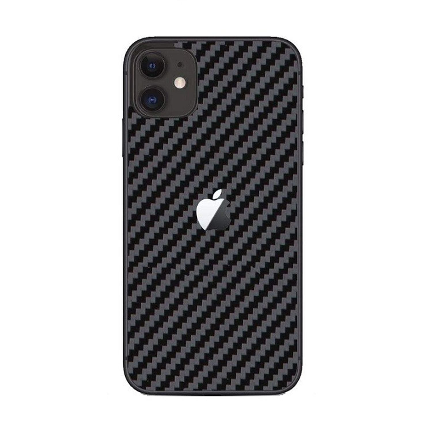 Sticker autoadeziv tip protectie pentru iPhone 11, negru fotografia produsului