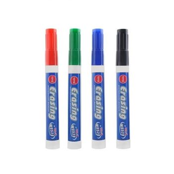 Set 4 markere cu varf rotund pentru tabla magnetica, 2.8 mm
