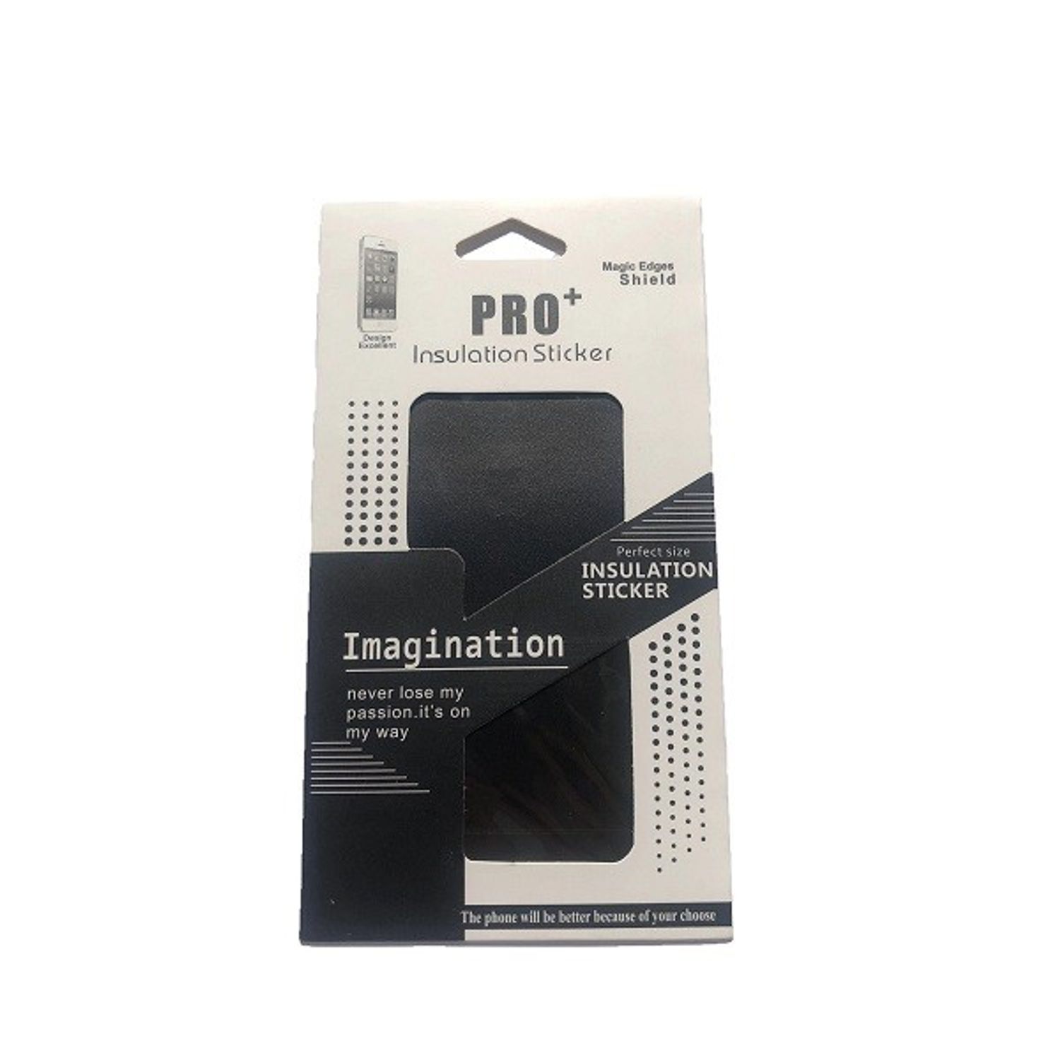 Sticker autoadeziv tip protectie pentru iPhone 11 Pro Max, negru fotografia produsului