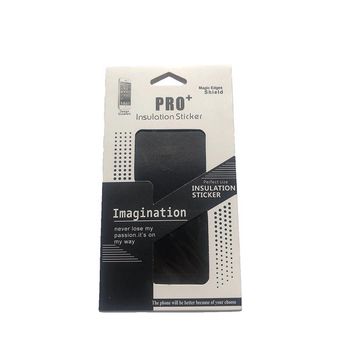 Sticker autoadeziv tip protectie pentru iPhone 11 Pro Max, negru elefant.ro imagine noua 2022