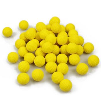 Munitie model bile din spuma pentru arme nerf, 100 de bucati, portocaliu