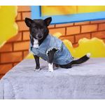 Vesta de blugi pentru catei, model craniu, marimea M fotografia produsului View 3 S