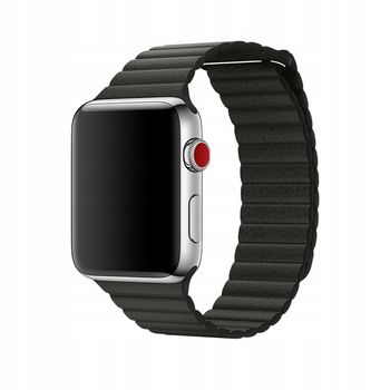 Curea Compatibila Apple Watch, 42/44mm Din Piele, Negru